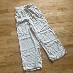 Beige Linen Pants XS